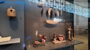Hall Gallery 1 in Grand Egyptian Museum 4k video 2