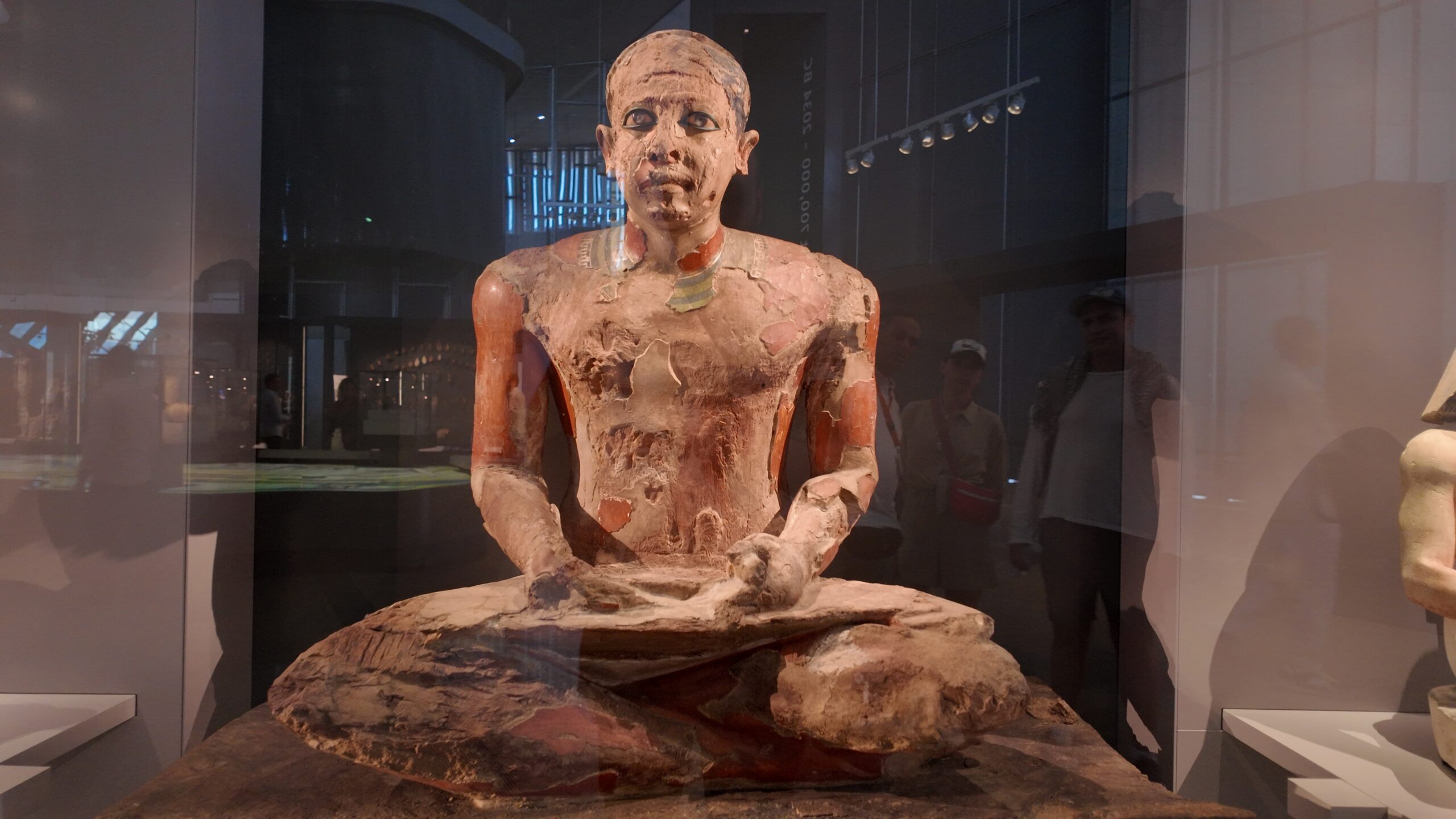 Hall Gallery 1 in Grand Egyptian Museum 4k video