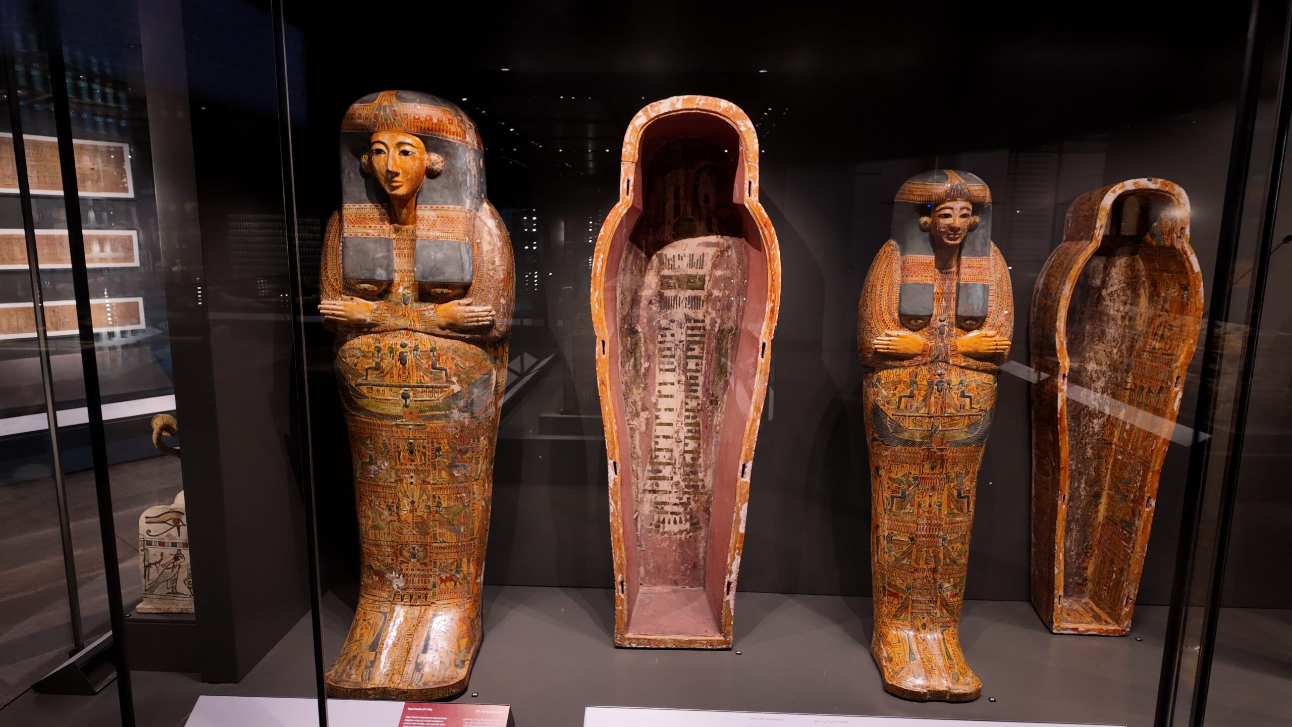 Hall Gallery 10 in Grand Egyptian Museum 4k video