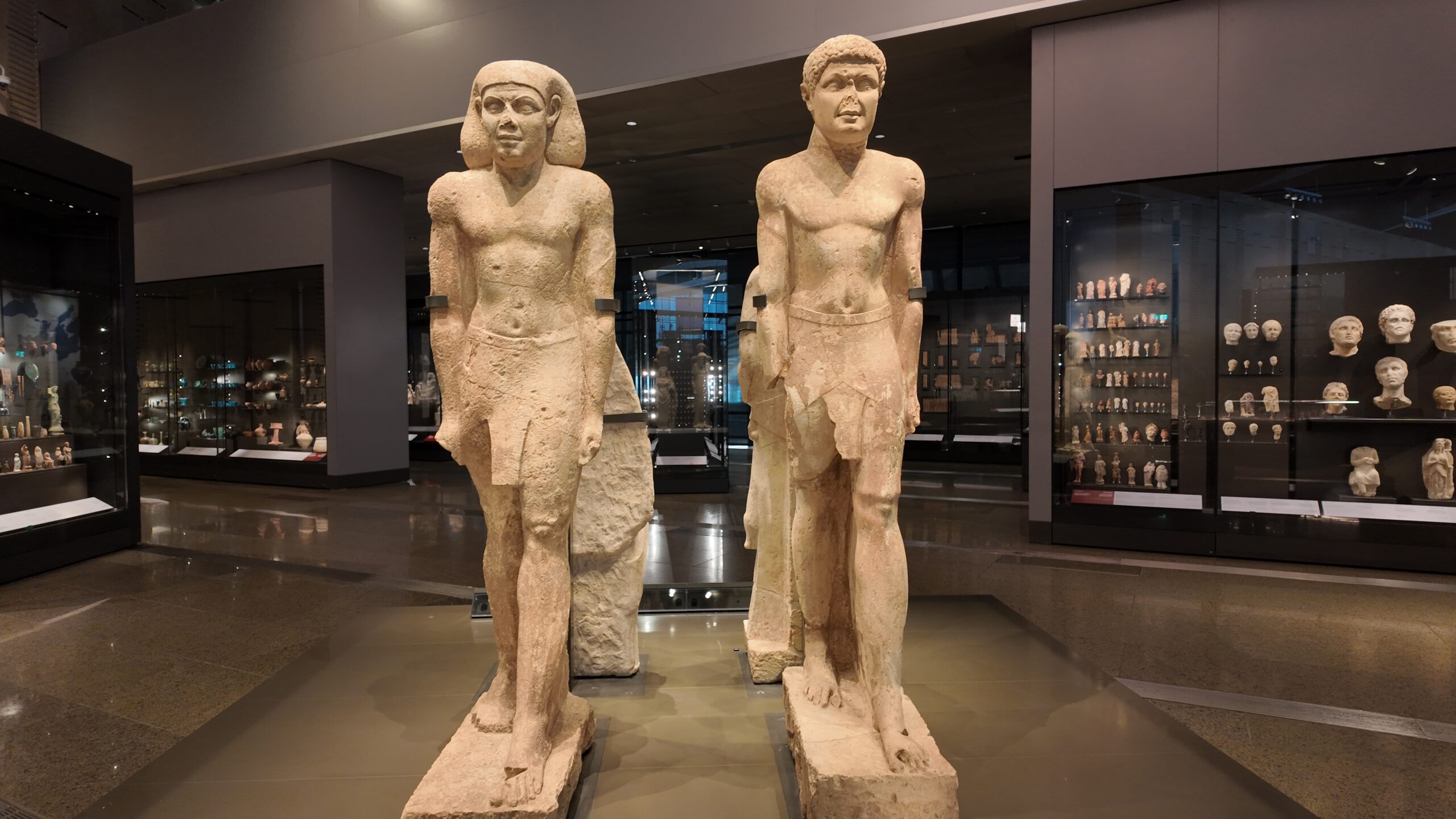 Hall Gallery 12 in Grand Egyptian Museum 4k video