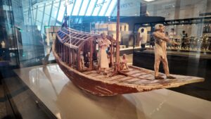 Hall Gallery 4 in Grand Egyptian Museum 4k video