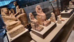 Hall Gallery 6 in Grand Egyptian Museum 4k video
