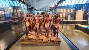 Hall Gallery 4 in Grand Egyptian Museum 4k video 2